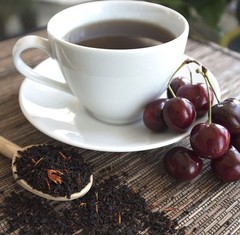 Black Cherry Tea – loose leaf or tea bags choose qty -sure to be a favorite tea