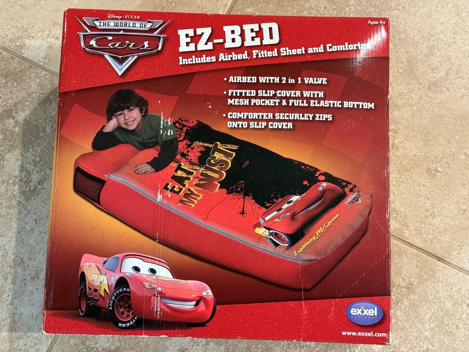 Disney Pixar "Cars" EZ-Bed Inflatable Children's Mattress 4 Plus See Description gallery