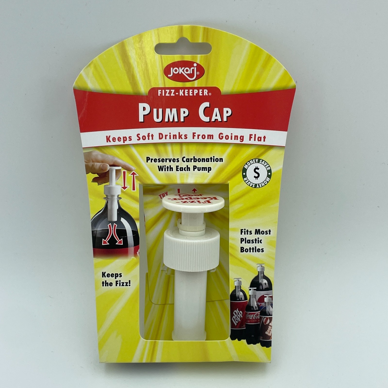 JOKARI Fizz Keeper Pump Cap Soda Bottle Carbonation Preserver 2 Liter NEW gallery