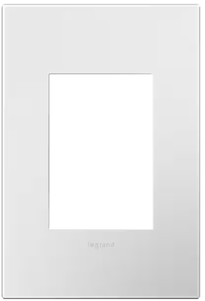 Legrand adorne Plus Decorator/Rocker Wall Plate w/Microban, Gloss White (1-Pack) gallery