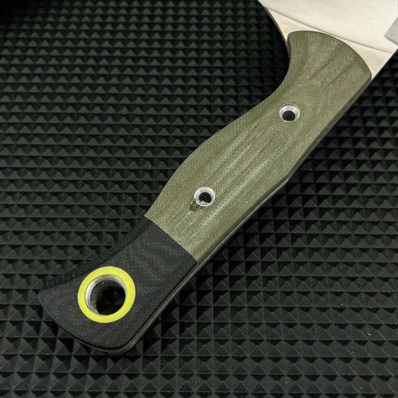 4010 Station Style Kitchen Chef Knife Fixed Blade D2 Steel G10 Handle Hunting 6" gallery