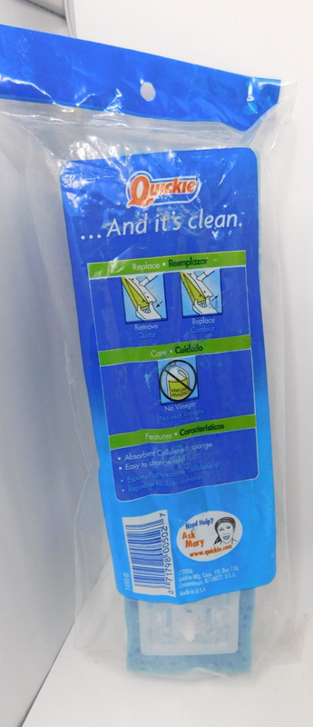 Quickie Super Squeeze Mop Sponge Refill Absorbent #050 #0502 Blue New Free Ship gallery