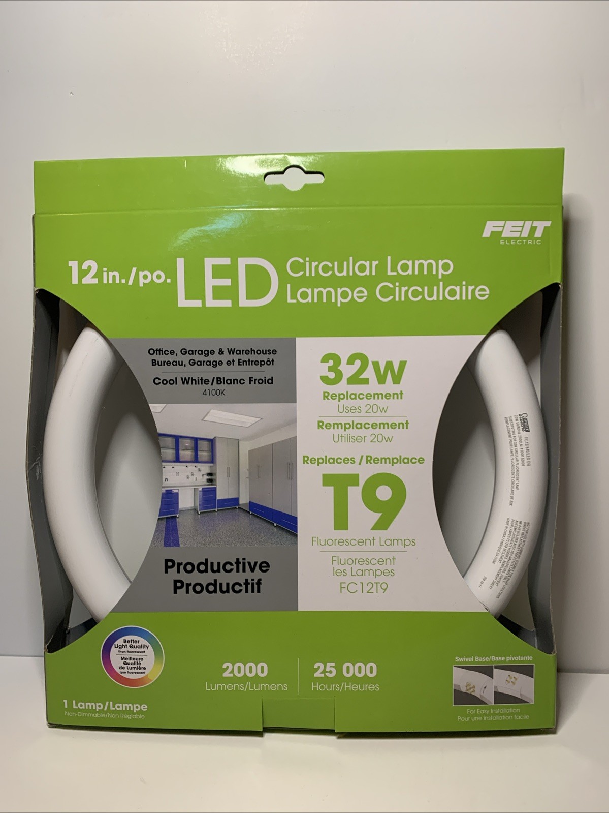 Feit Electric 12-inch LED Circular Lamp 32 Watts 2000 Lumens 20W Replaces T9 gallery