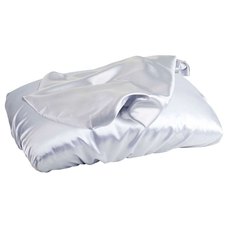 Luxurious Satin Silk Pillowcase Soft Bedding Standard Queen King Pillow Cover gallery