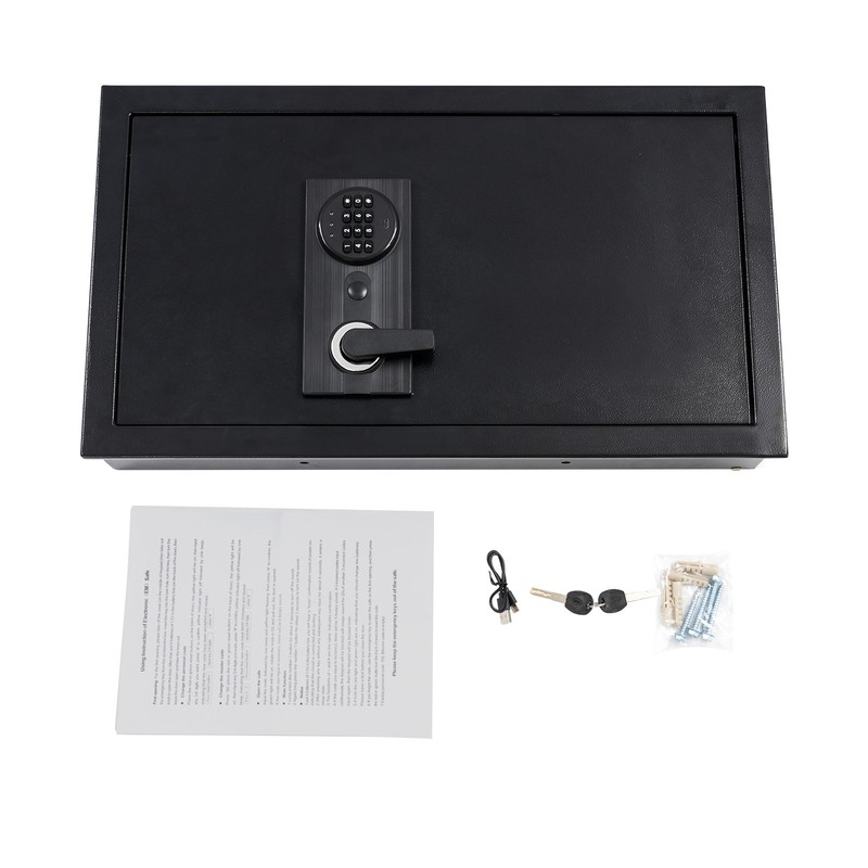 Fireproof Hidden Lock Wall Safe With Keys Cash Jewelry Superior Home Security gallery