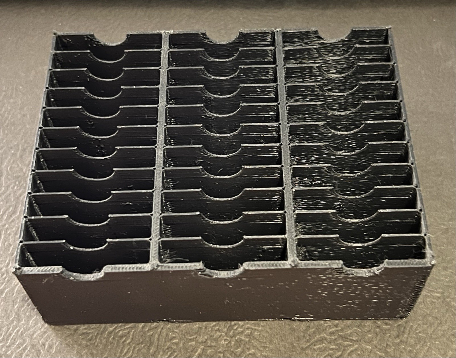 3D Printed 3 Row 11 Column CPU Processor Holder (Black) For Intel CPUs gallery