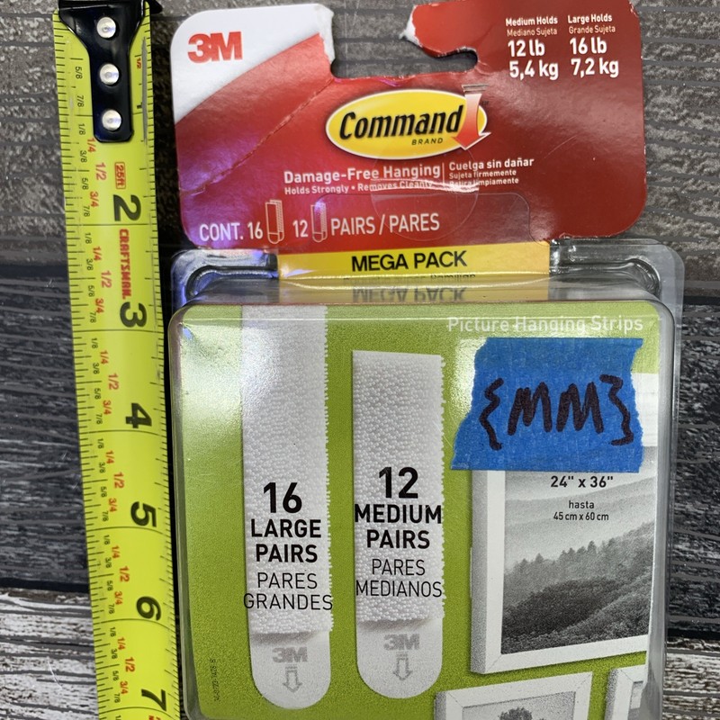 3M Command Picture Hanging Strips Mega Pack (1720928es) {43} gallery