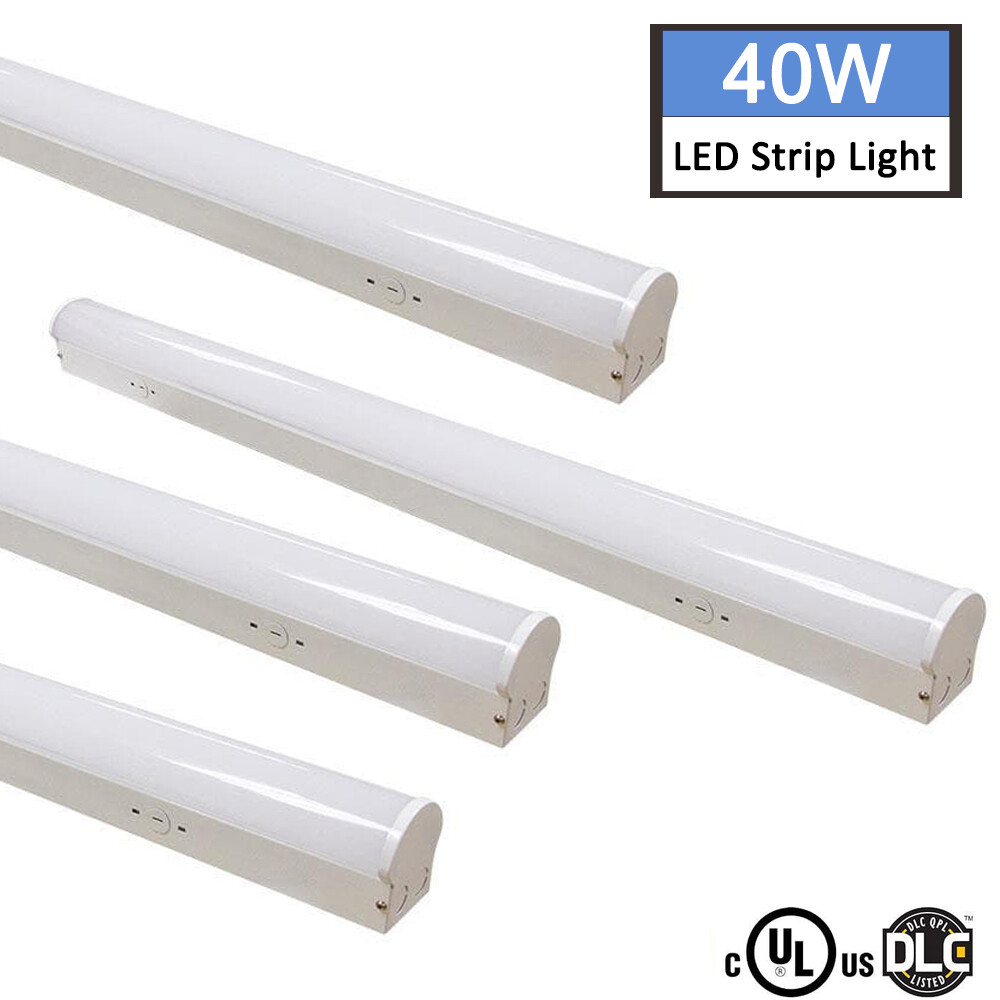 4Pack 4FT 40W LED Linear Strip Light Shop Light Garage Ceiling Light Dimmable