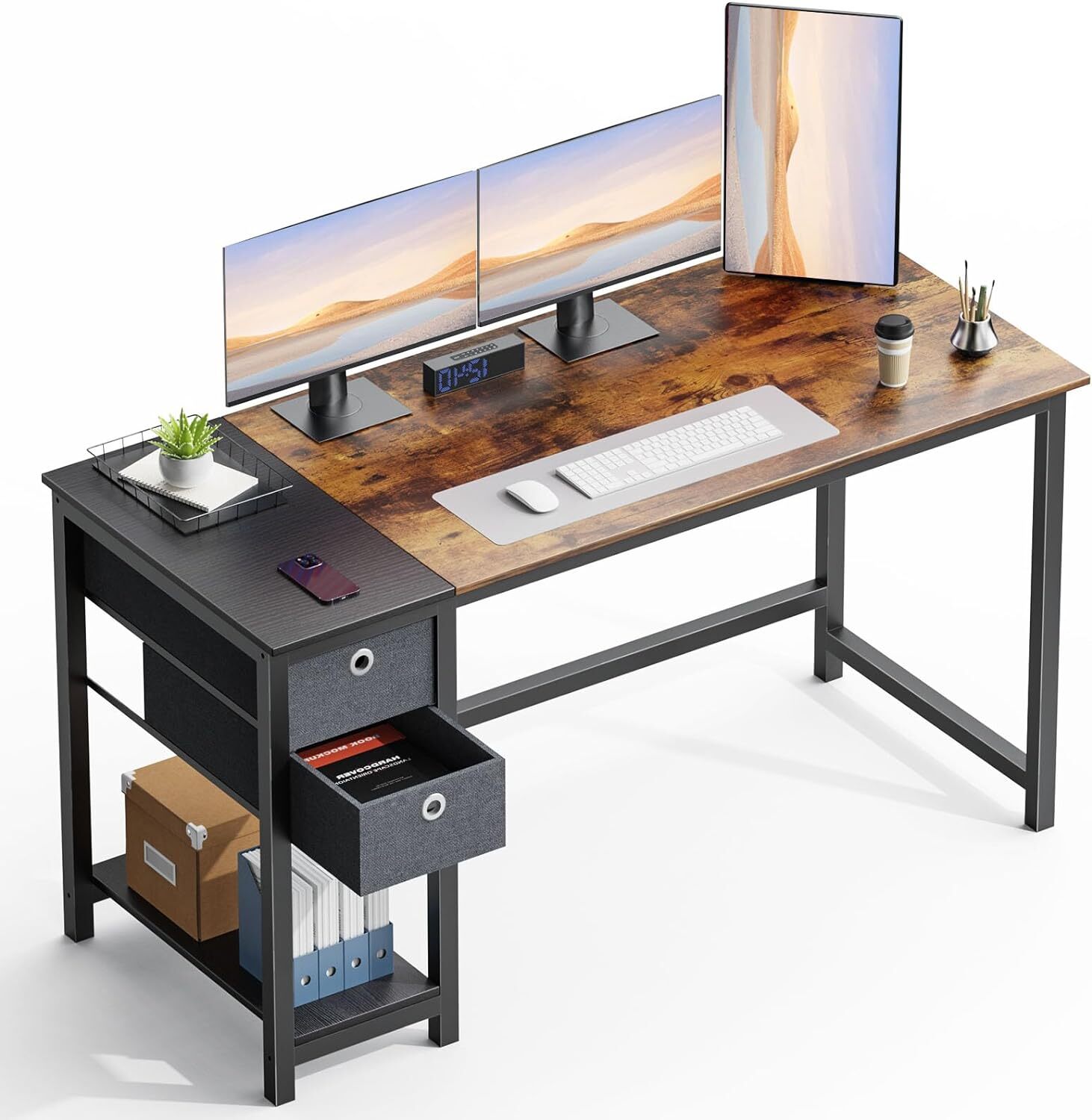 Home Office Computer Desk with Drawer Writing Desk Work PC Table 40-55 Inch gallery