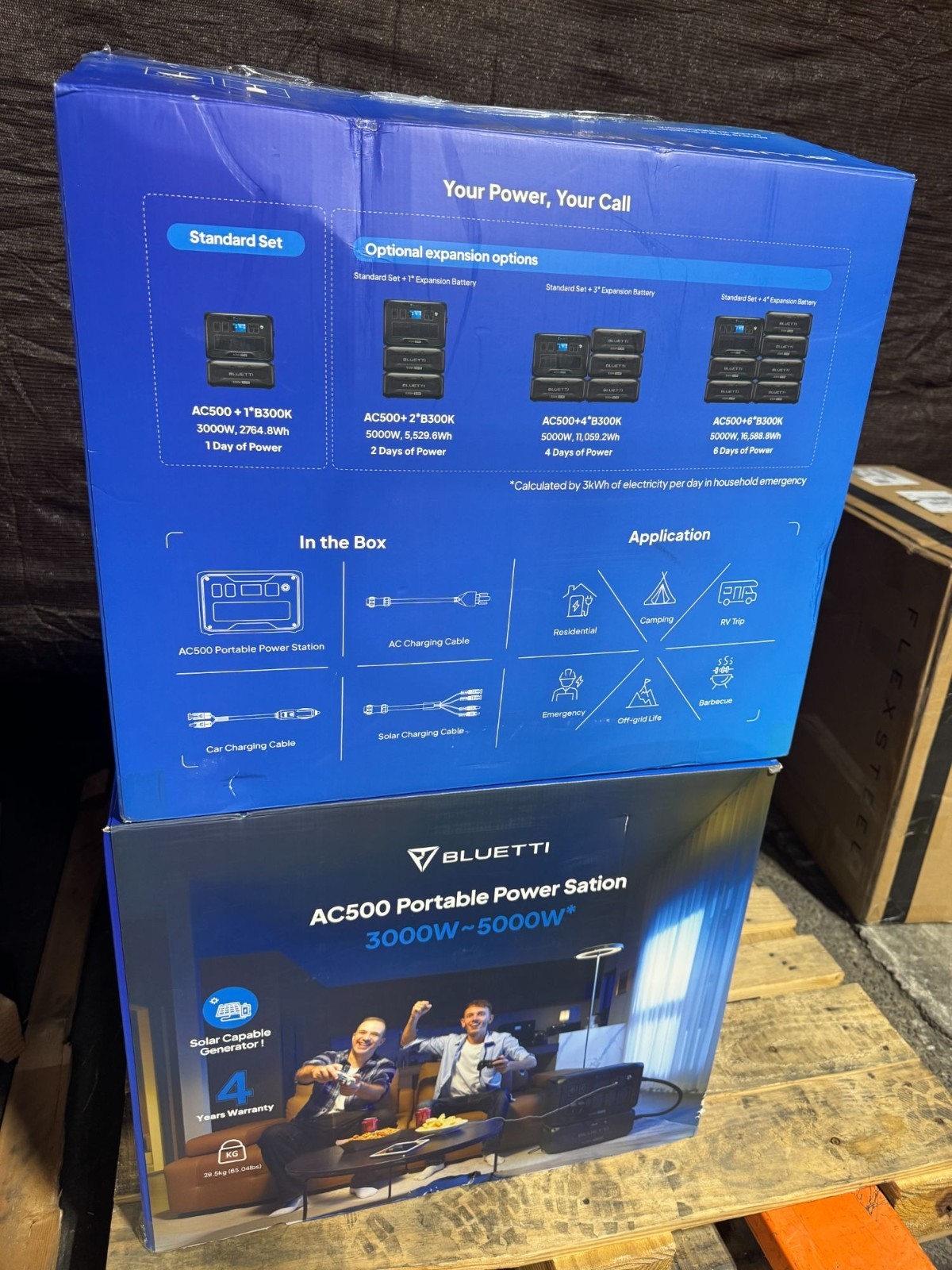 Bluetti Portable Power Station AC500+B300K Combo Open Box gallery