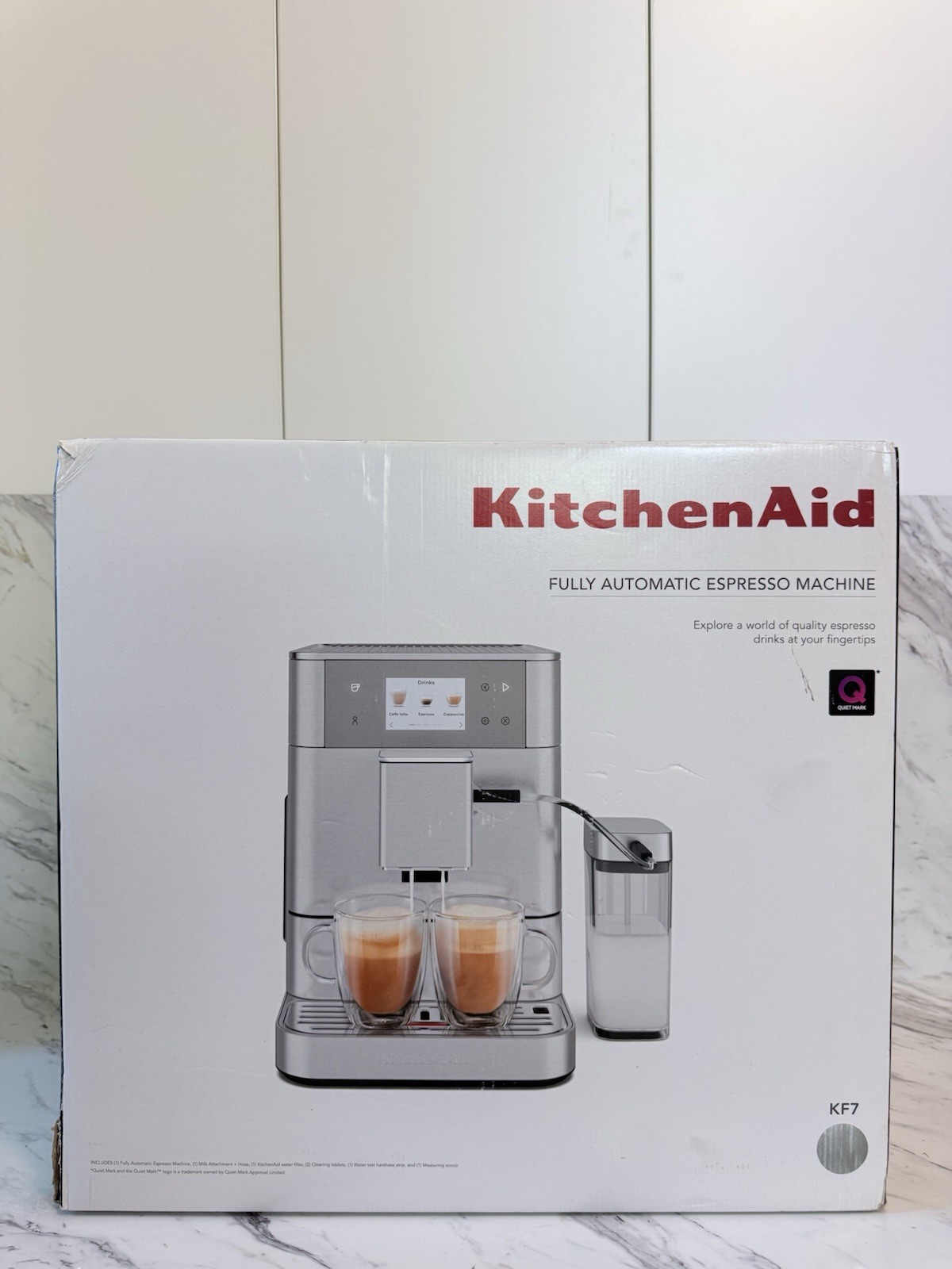 KitchenAid Fully Automatic Espresso Machine KF7 | Stainless Steel gallery