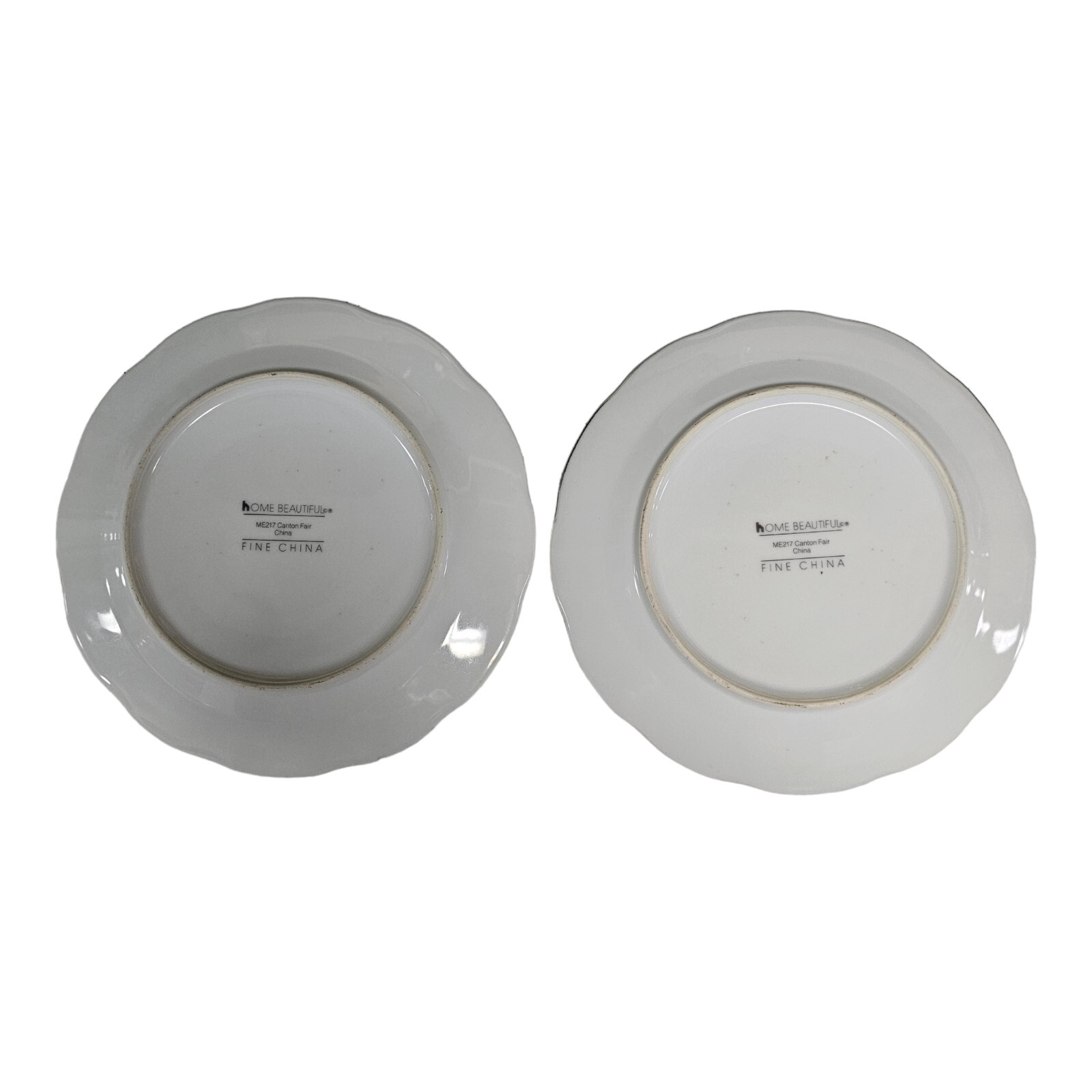 2 Canton Fair ME217 REPLACEMENT Salad Dessert Plates 8" NO Chips Cracks READ gallery