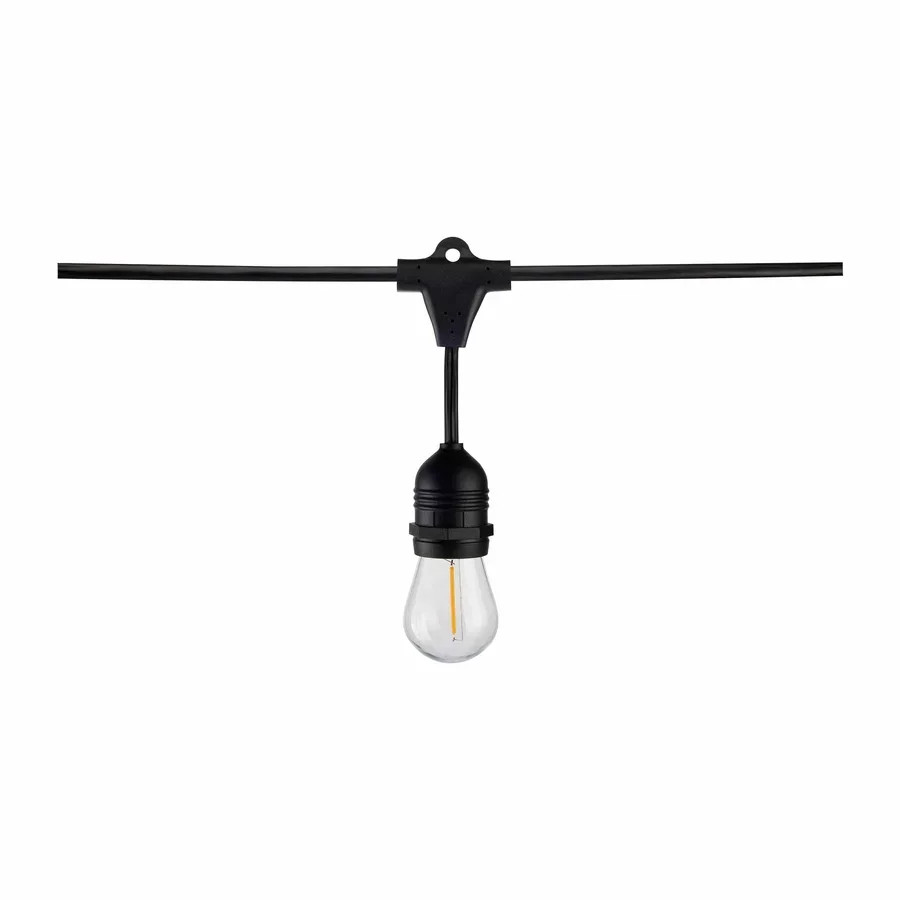 24Ft - LED String Light - Includes 12-S14 bulbs - 2200K - 120Vs - 2 Pack gallery