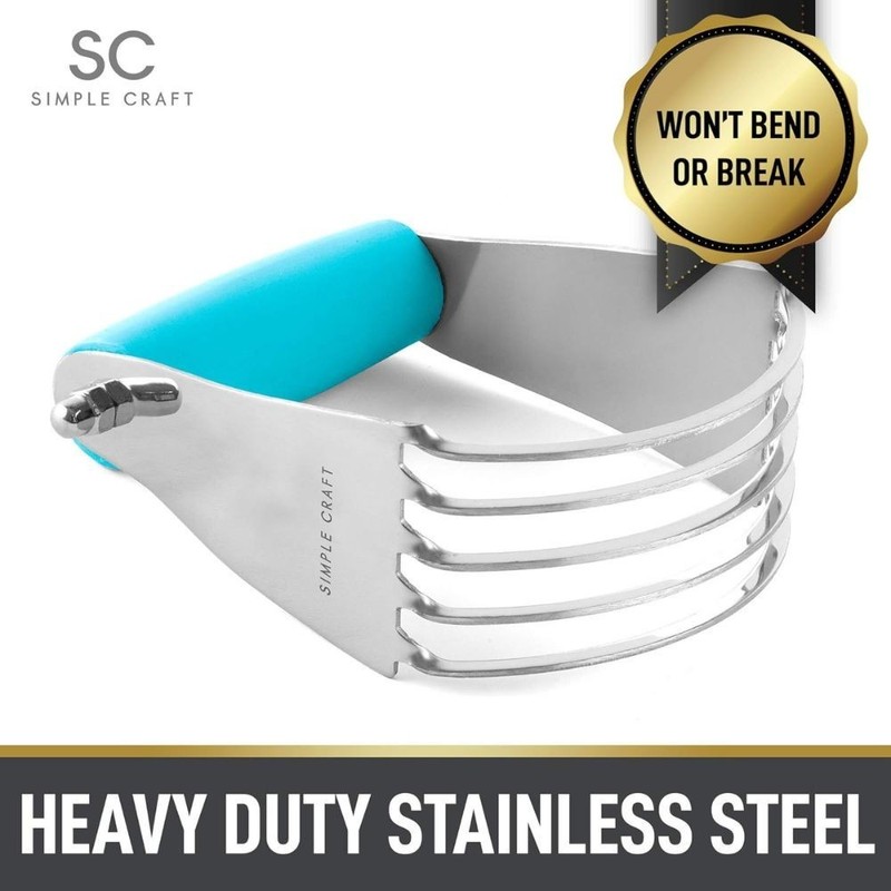 Simple Craft Pastry Cutter For Baking - Stainless Steel Pastry Blender Tool gallery