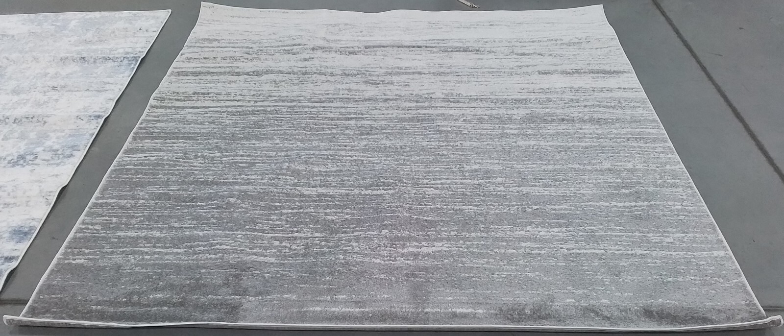 IVORY / SILVER 8'-0" x 8'-0" Stained Rug, Reduced Price 1172776218 ADR113B-8SQ gallery