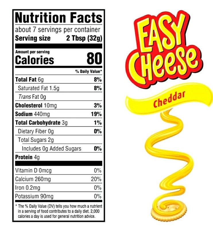 NABISCO EASY CHEESE CHEDDAR SPREADABLE NO NEED TO REFRIGERATE 2 PKS gallery
