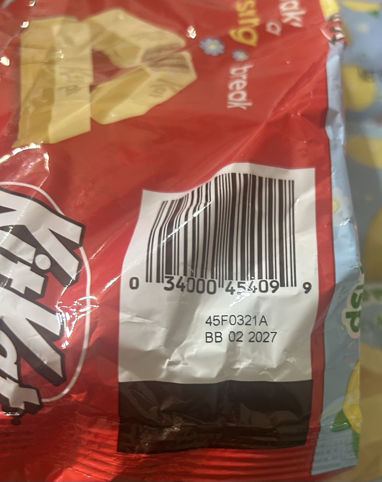 5-KitKat Lemon Crisp Snack Size Individually Wrapped Bag 8.8 oz BB 02/2027 gallery