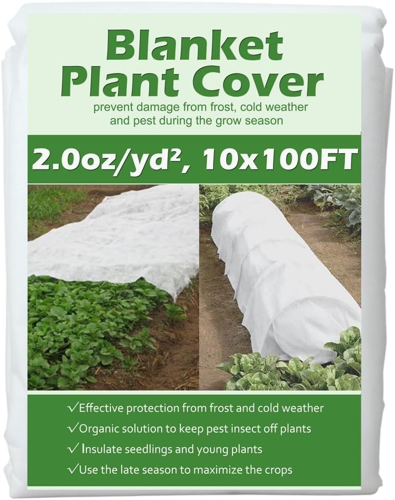 Garden Plant Cover for Winter Protection, 10ft x 100ft Lightweight Fabric gallery