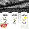 Alion Home Black Shade Cloth 6' x 20' gallery