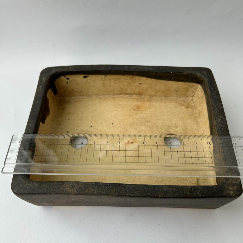 very old 17cm " 三津山健次 " Mitsuyama Tokoname japanese bonsai pot good shape gallery