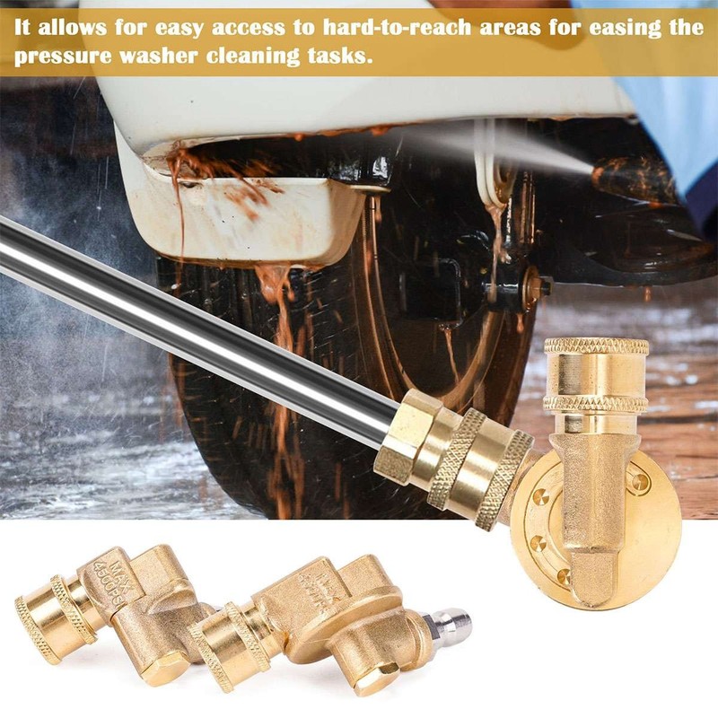 Brass Connect 1/4" Replacement Power Washer Spray Nozzle Pressure Washing Tip gallery
