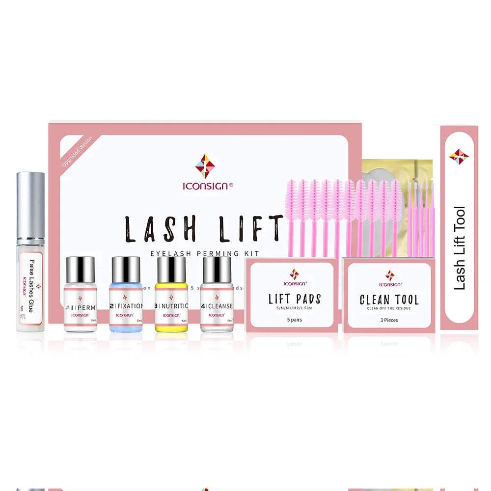 ICONSIGN Upgrade Version Lash Lift Kit Lifting Eyelashes Lasting 6-8 Weeks Lash gallery