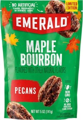 Emerald 5 oz. MAPLE BOURBON Flavored PECANS Salad Topper Limited Edition BB 9/26