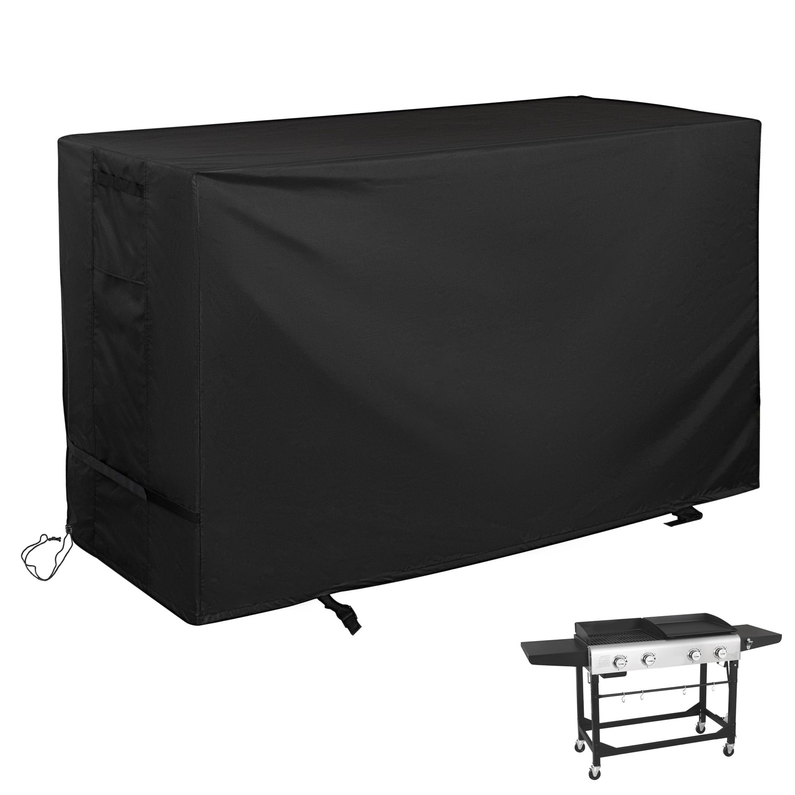 Starcrew Griddle Cover for Royal Gourmet 68"L x 23"D x 35"H, black gallery