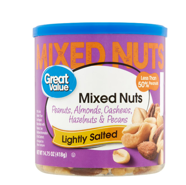 Great Value Roasted & Lightly Salted Mixed Nuts, 14.75 oz gallery