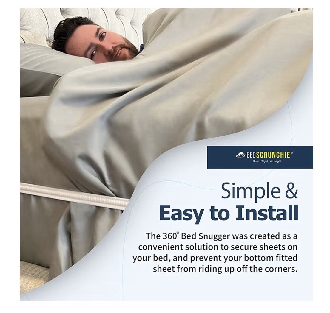 Bed Scrunchie 360 Degree Bed Sheet Holder Straps New In Package gallery