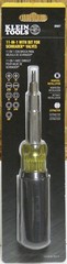 Klein Tools 11-in-1 Screwdriver/Nut Driver With Schrade Valve Core Tool 32527