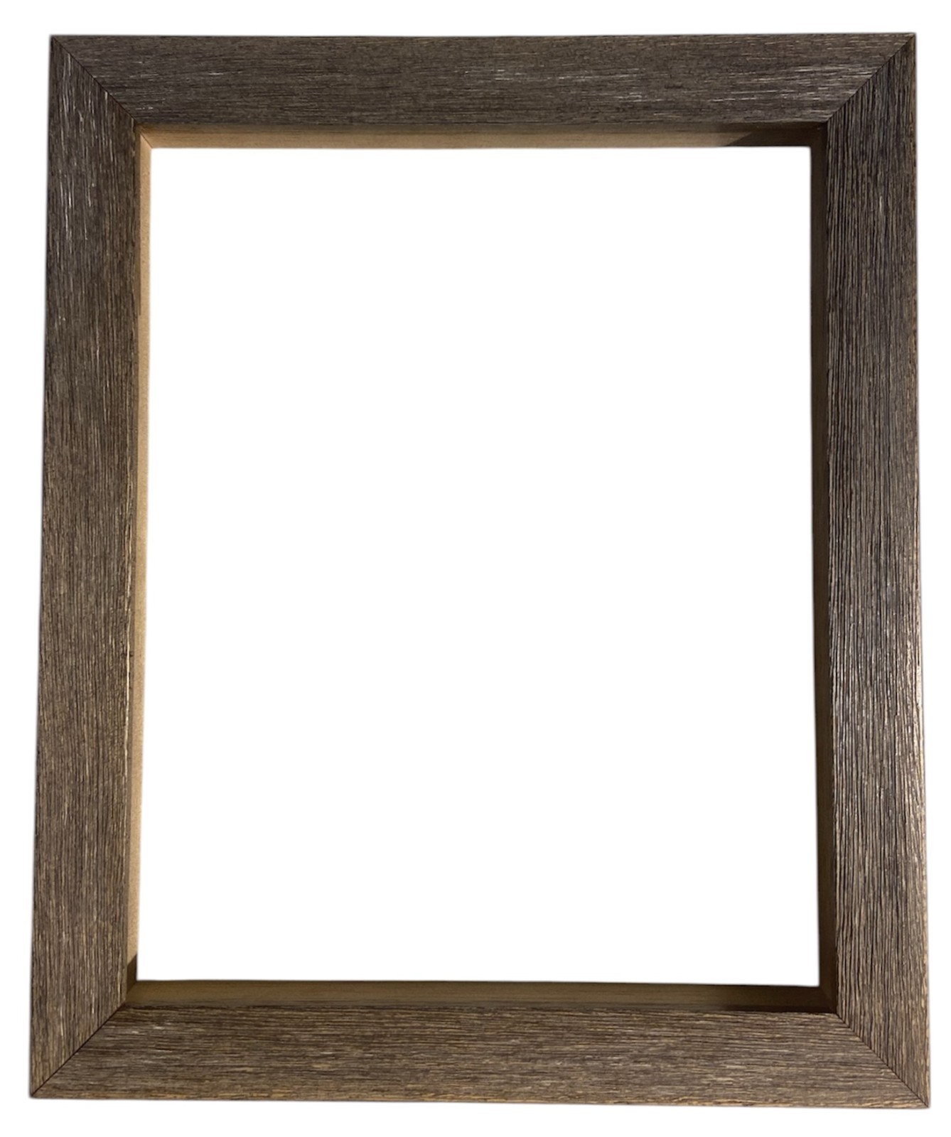 U004 1" Brown Barnwood Picture Frame gallery