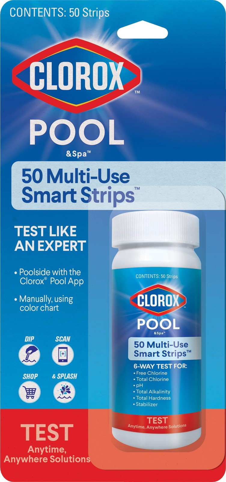 Clorox Pool&Spa My Pool Care Assistant, 50 Test Strips 1 Pack gallery