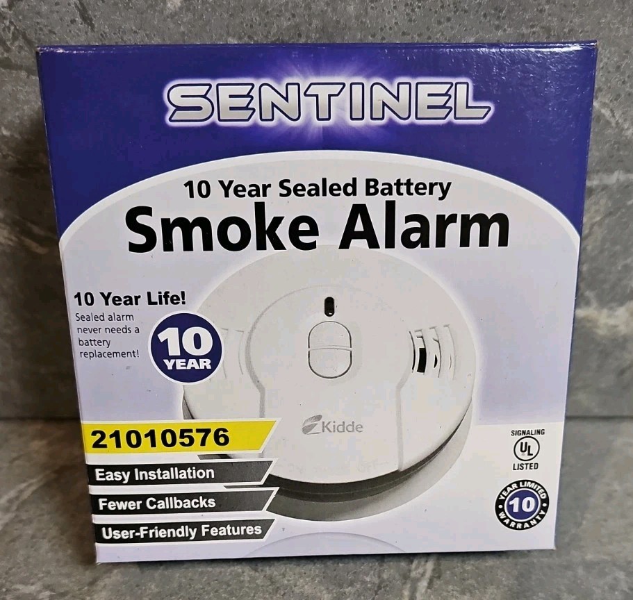 Kidde Sentinel Smoke Alarm Detector 21010576 10-Year Battery - Date 2023 gallery
