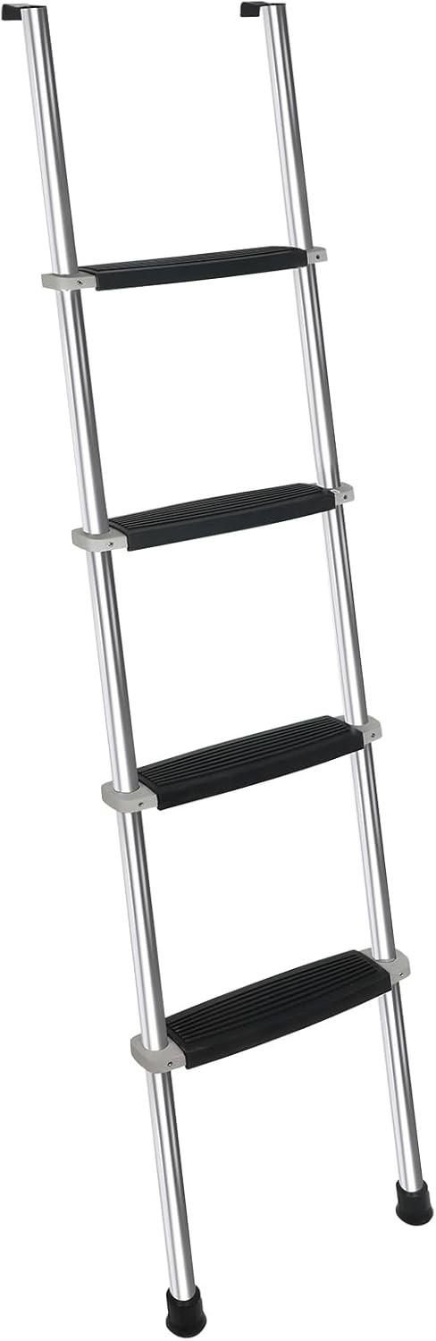 52" RV Bunk Ladder, 4 Wide Step Aluminum Camper Bunk Bed Ladder with Anti-Slip gallery