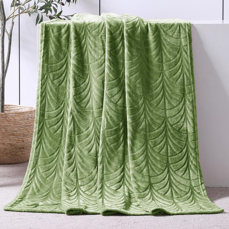 Monstera Patterned,Elegant,Flannel Fleece Blankets - GG Home gallery