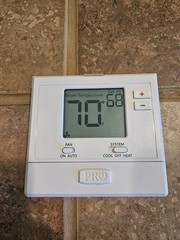 Genuine Pro1 T701 Digital Non Programmable Thermostat Blue Screen Working Tested