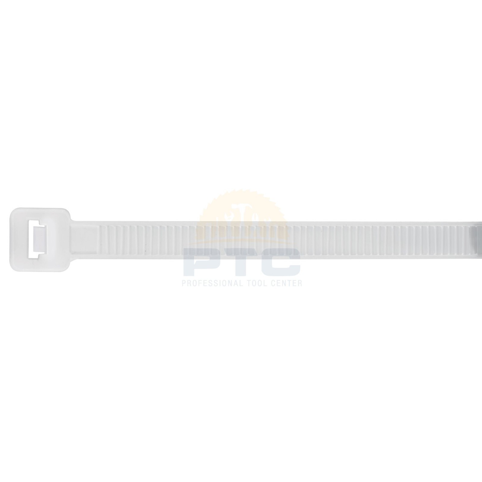 Volteck CIN-12075 Bag with 10 plastic cable ties 120 lb, 750x7.6 mm, natural gallery