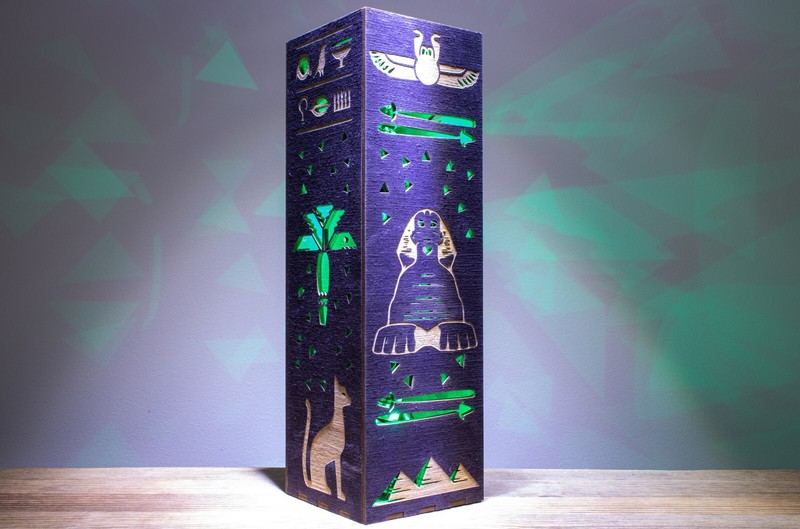 Sphinx Pyramid Night Lamp | Ancient Egypt Design Lantern gallery