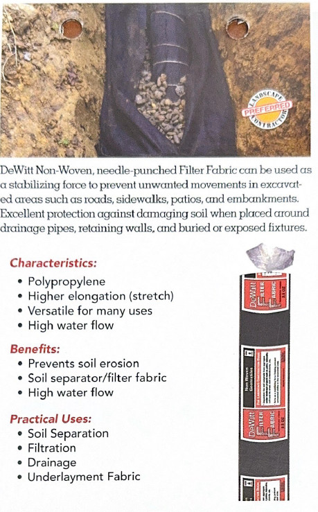 DeWitt Filter Fabric (multiple weights and sizes) gallery