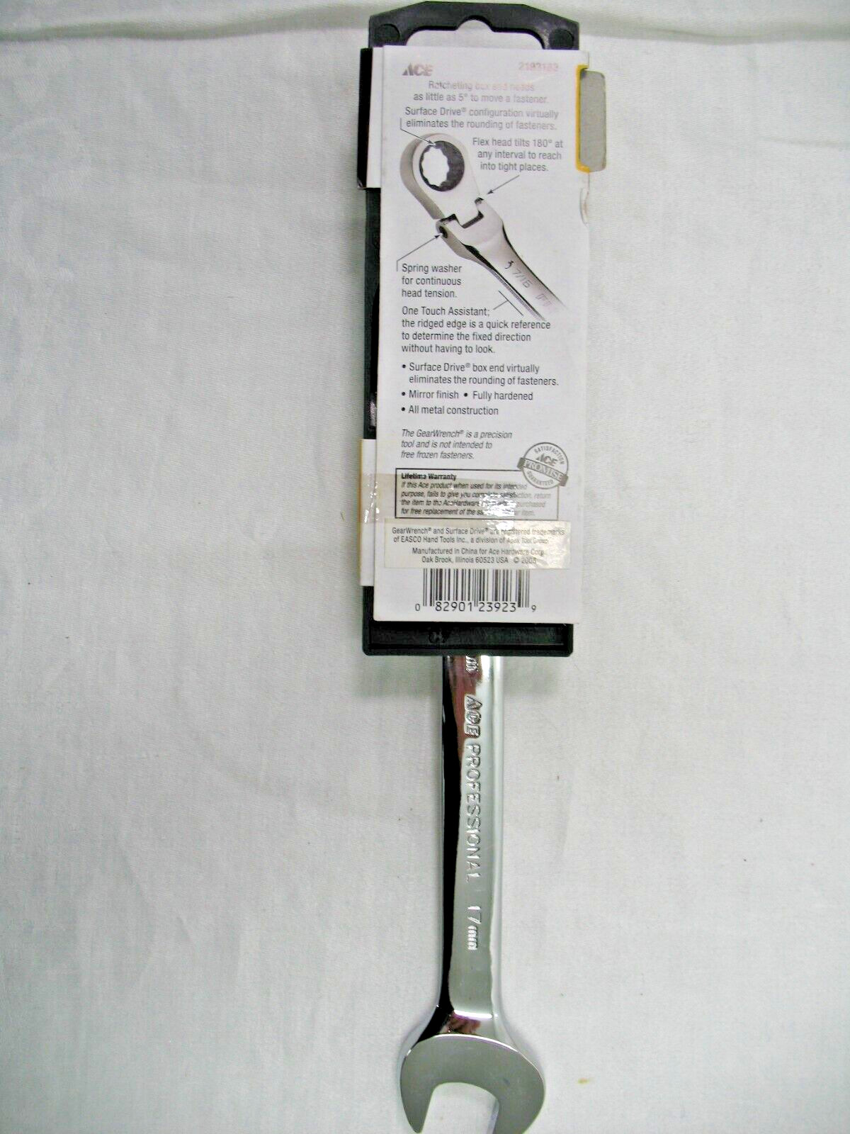 GearWrench 17mm Flex Head Ratcheting Combination Wrench - ACE Professional Brand gallery