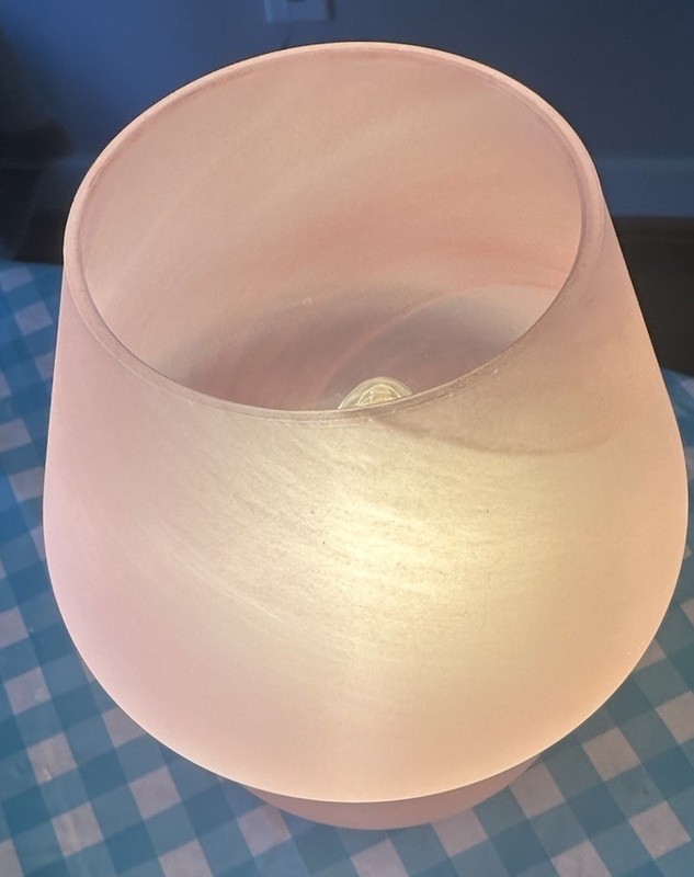 ONEWISH Mushroom Lamp Pink Bedside Table Lamp-Nightstand Nightlight Dimmable gallery