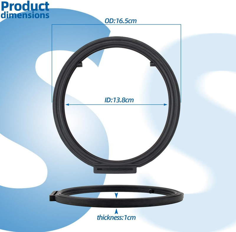 Wall Fitting Rubber Seal Gasket Replacement for Summer Waves SFX600, SFX1000, SF gallery