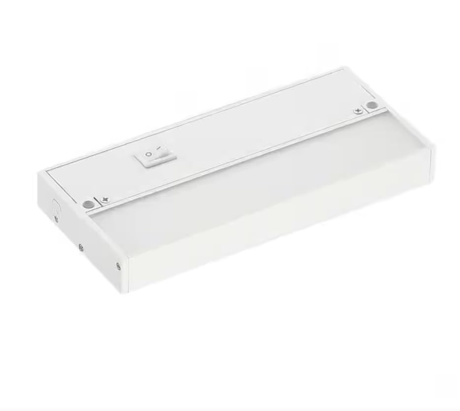 9 Inch Under Cabinet LED Light, Hardwire/Linkable White, 9 inches, White gallery