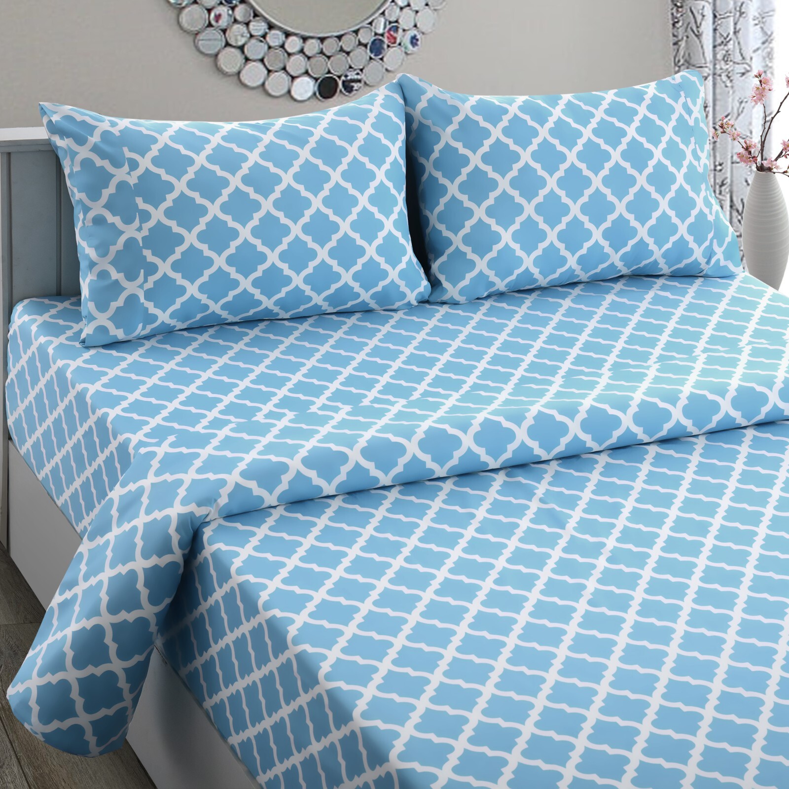 4 Piece Bed Sheet Set Microfiber Comfort 1800 Series Deep Pocket Hotel Bedsheets gallery
