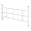 Fixed Window Guard, 31 In. - 54 In. X 15-1/4 In., Steel, White, 3-Bar, NON-EGRES gallery