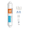 12 Months Remineralization Filter, 1/4" Quick Connect Alkaline Filter for RO ... gallery