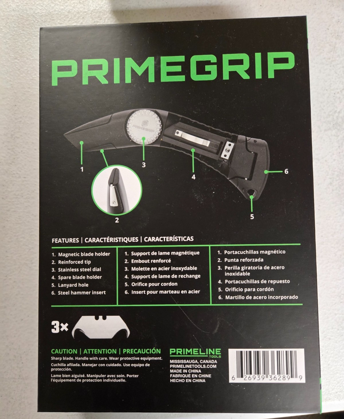 Primeline Tools 36-289 Primegrip HammerHead Roofing Knife gallery