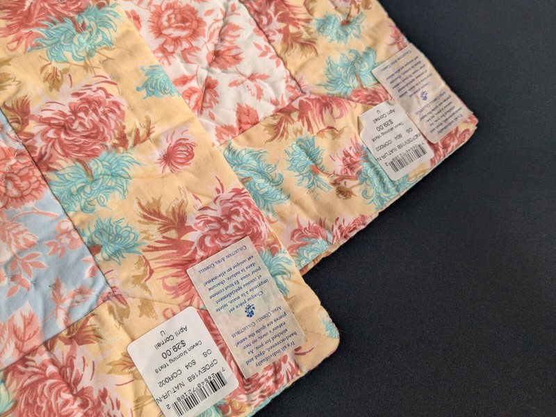 April Cornell Throw Pillow Shams "Devon Morning" 16x16 NWT Blue, Yellow, Red #2 gallery