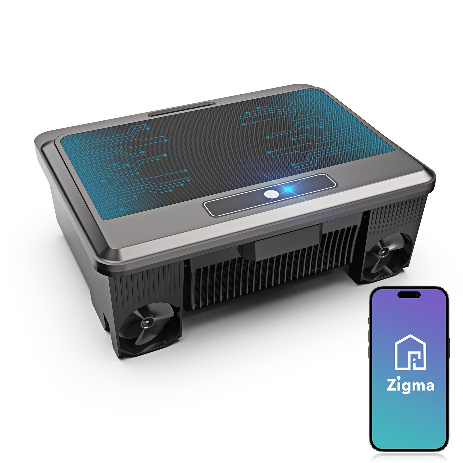 Robotic Pool Vacuum Cleaner, Solar Pool Skimmer for Inground Above Ground Pools gallery
